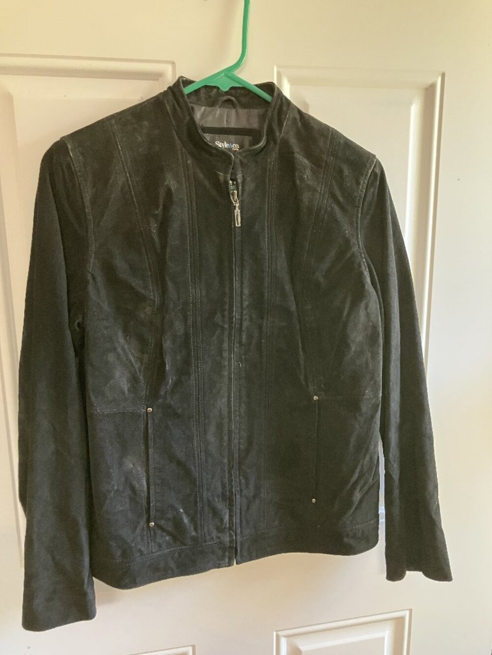 Woman's Genuine Leather Black Jacket